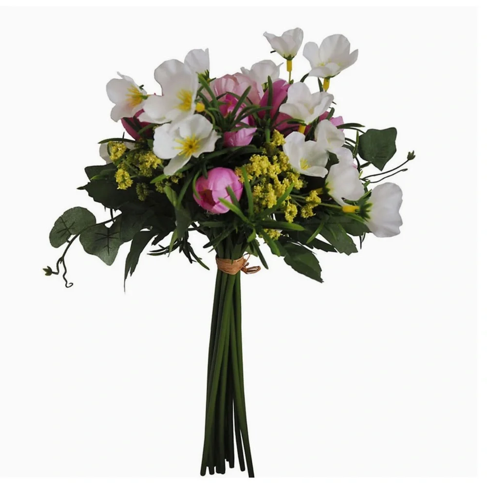 Tulip Faux floral bouquet table decor